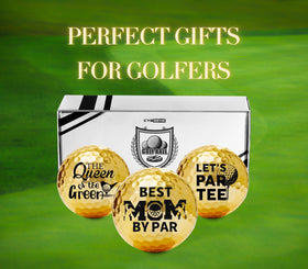 Fine detailing of the gold balls reflects craftsmanship and premium feel.