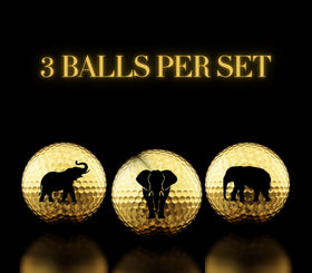 CybGene elephant birthday gift golf balls for golf-loving friends