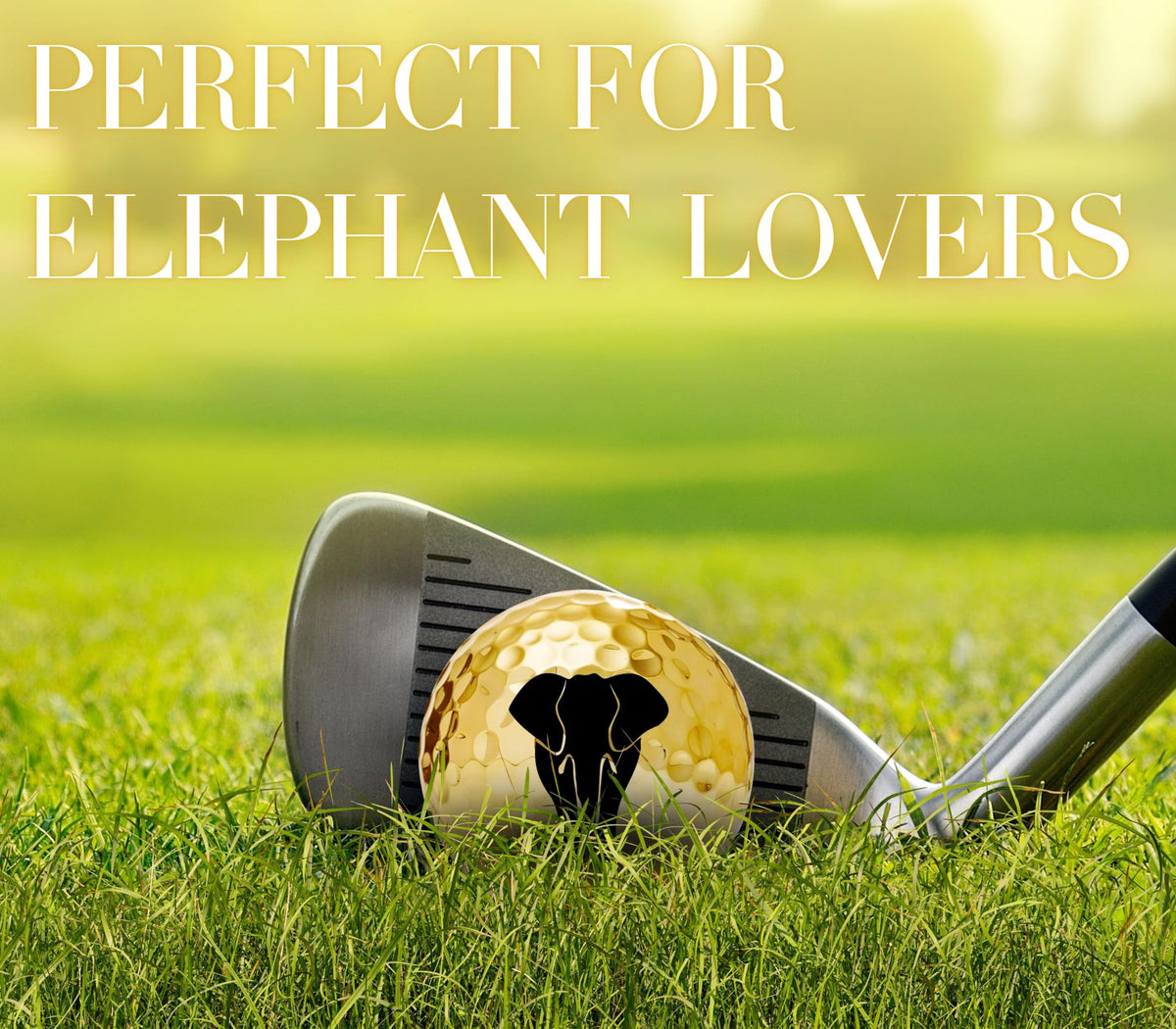 CybGene elephant logo-durable golf balls with fade-resistant printing
