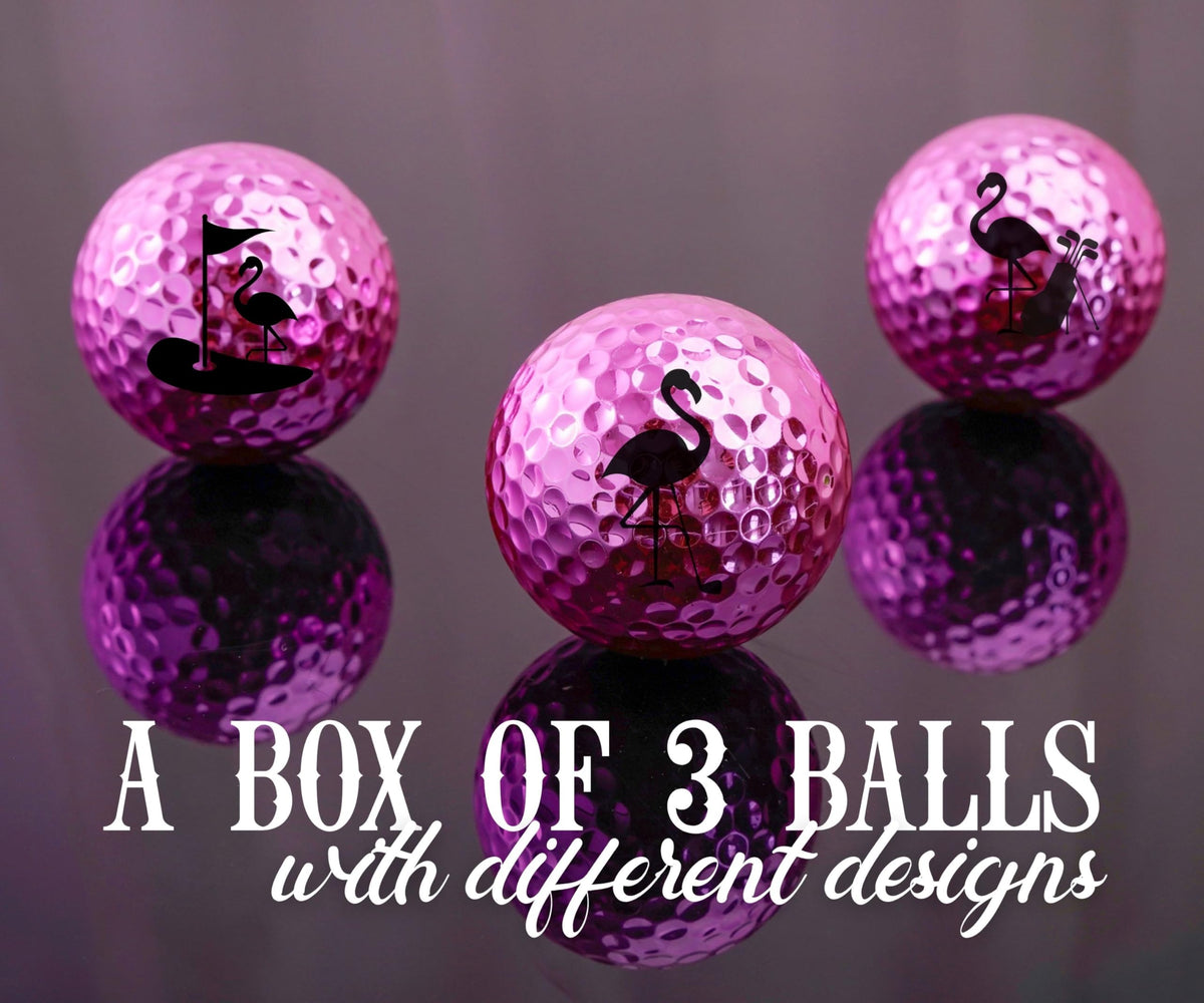 CybgGene flamingo balls showcase two-layer construction for reliable play on the fairway