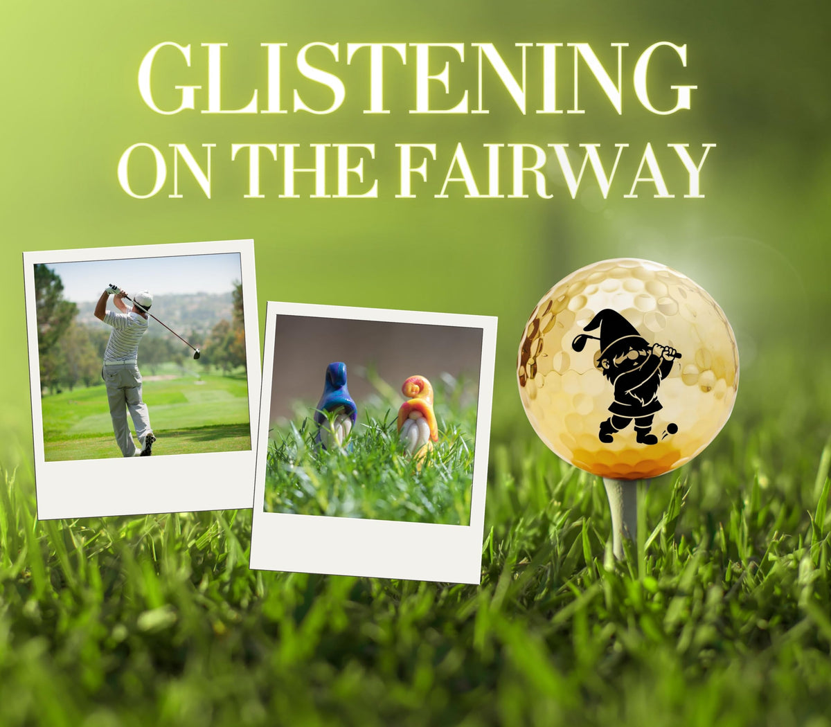 CybGene gnome-themed golf ball designs provide a unique gift option for golfers.