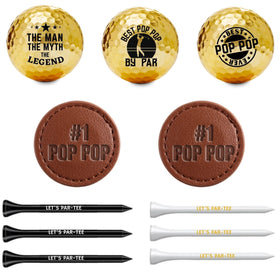 CybGene Funny Pop golf balls with bold patterns for playful rounds
