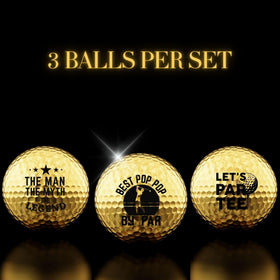 CybGene funny pop pop gold design pattern 03—memorable gift for grandpa.