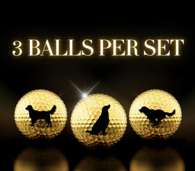 CybGene gift-ready golf ball set is ideal for golfers and dog lovers.