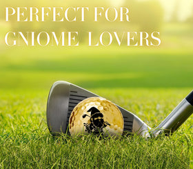 CybGene gnome golf balls are great for office gift exchanges and rounds.