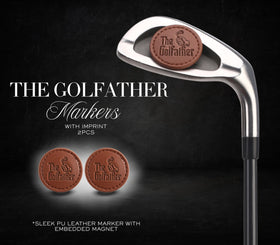 CybGene Godfather golf balls with gold plating add brilliance and durability during rounds.