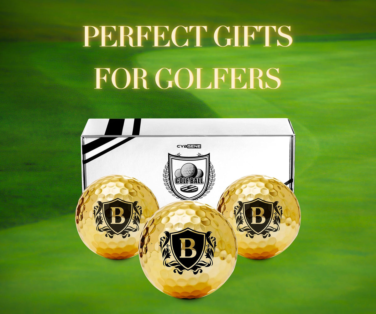 CybGene luxury golf balls elevate gifts and play with style.