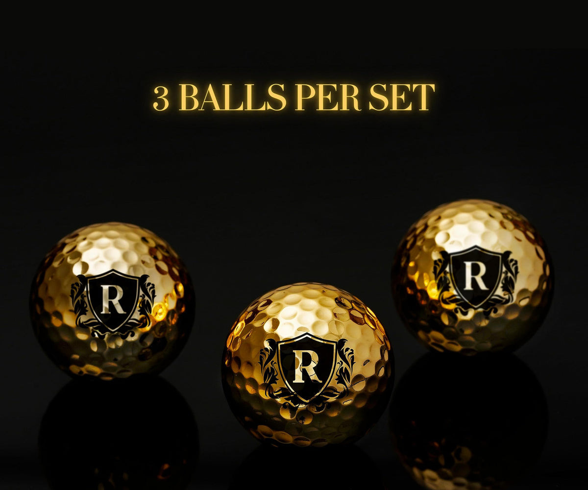 CybGene gold ball with initials for personalized gifting option