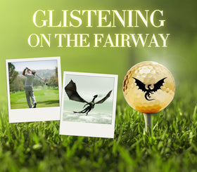 Gift-ready CybGene dragon golf balls for both men and women golf lovers.