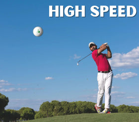 CybGene golf balls on green surface close-up emphasize quality finish and color variety.