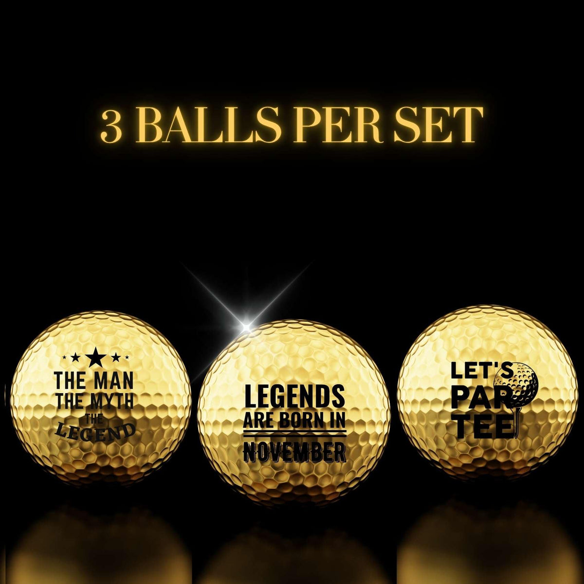 CybGene golf balls pattern-2 with vivid colors on course.