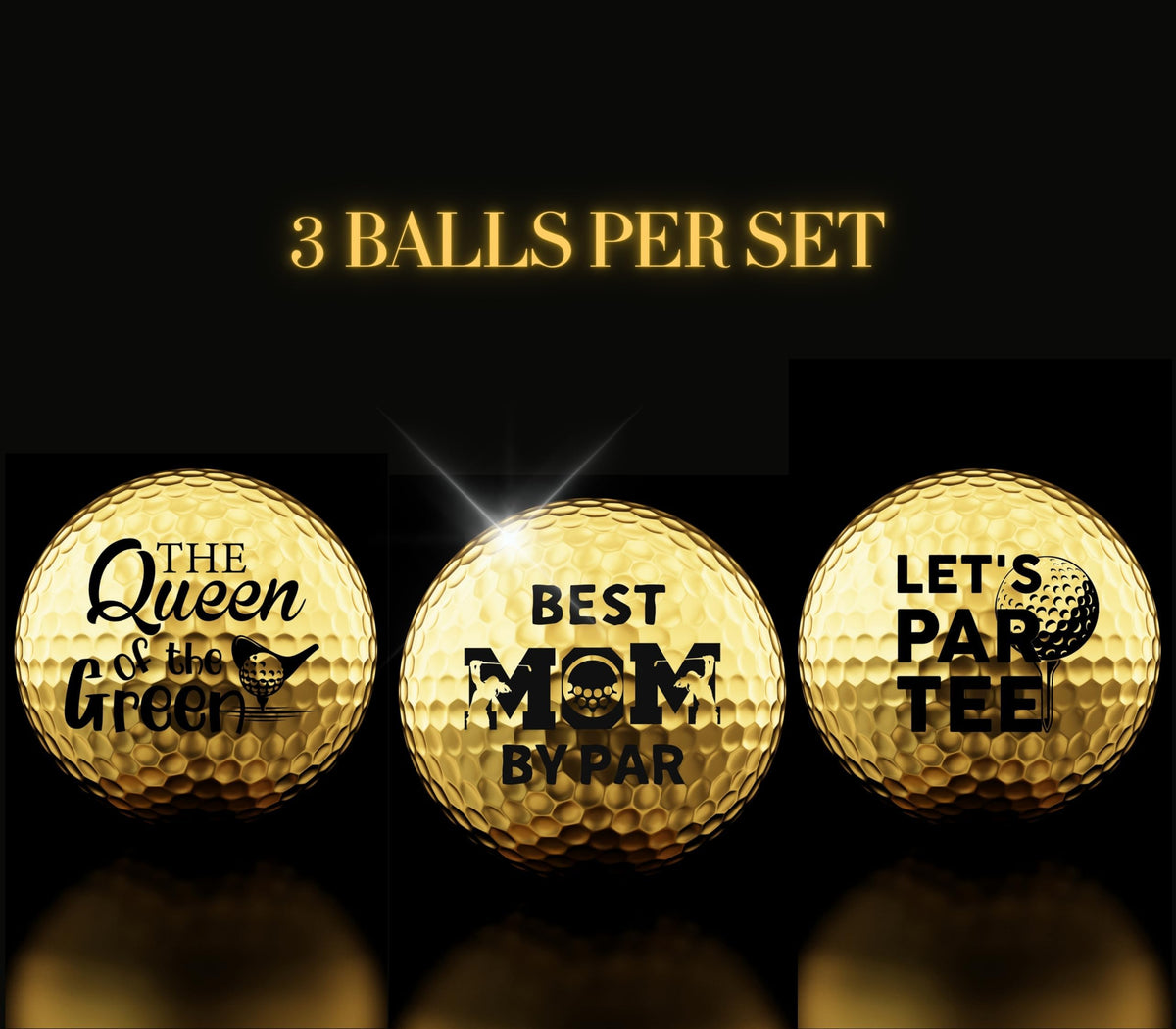 CybGene golf balls feature inscribed quotes for a personalized, uplifting touch.