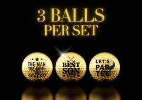 CybGene golf balls feature meaningful quotes for a personal touch on the course.