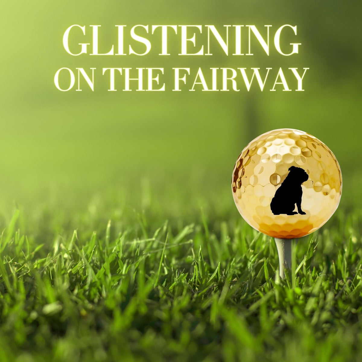 Gift idea for golfers who love English Bulldogs from CybGene