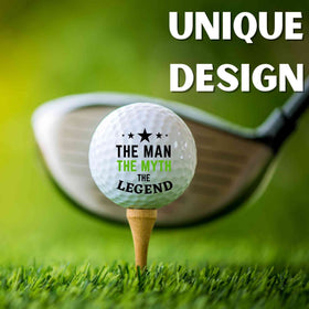 CybGene grandpa golf balls white pack perfect for Father’s Day celebrations.
