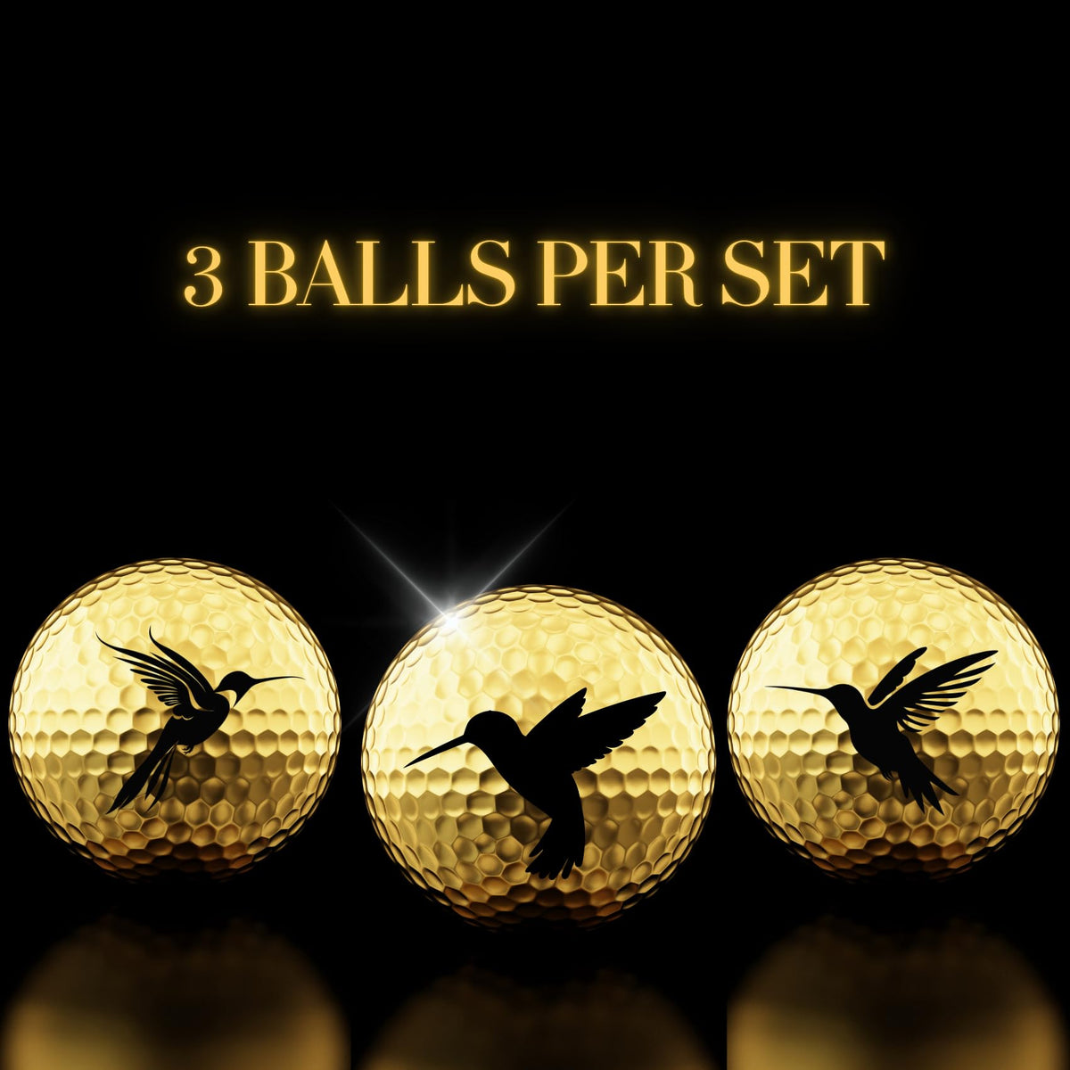 CybGene luxury gold golf ball on the green stands out with refined style.