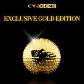 CybGene motorcycle themed golf ball for bold personal style