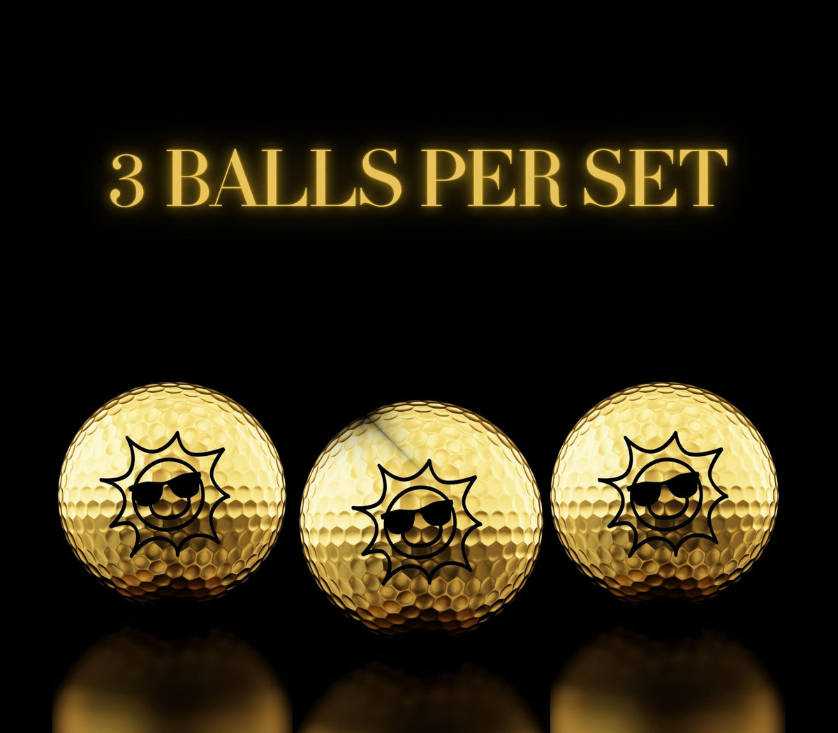 CybGene office friendly golf gift pack with sunny look on greens