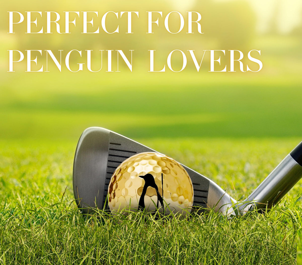 CybGene penguin golf balls durable design for reliable performance.