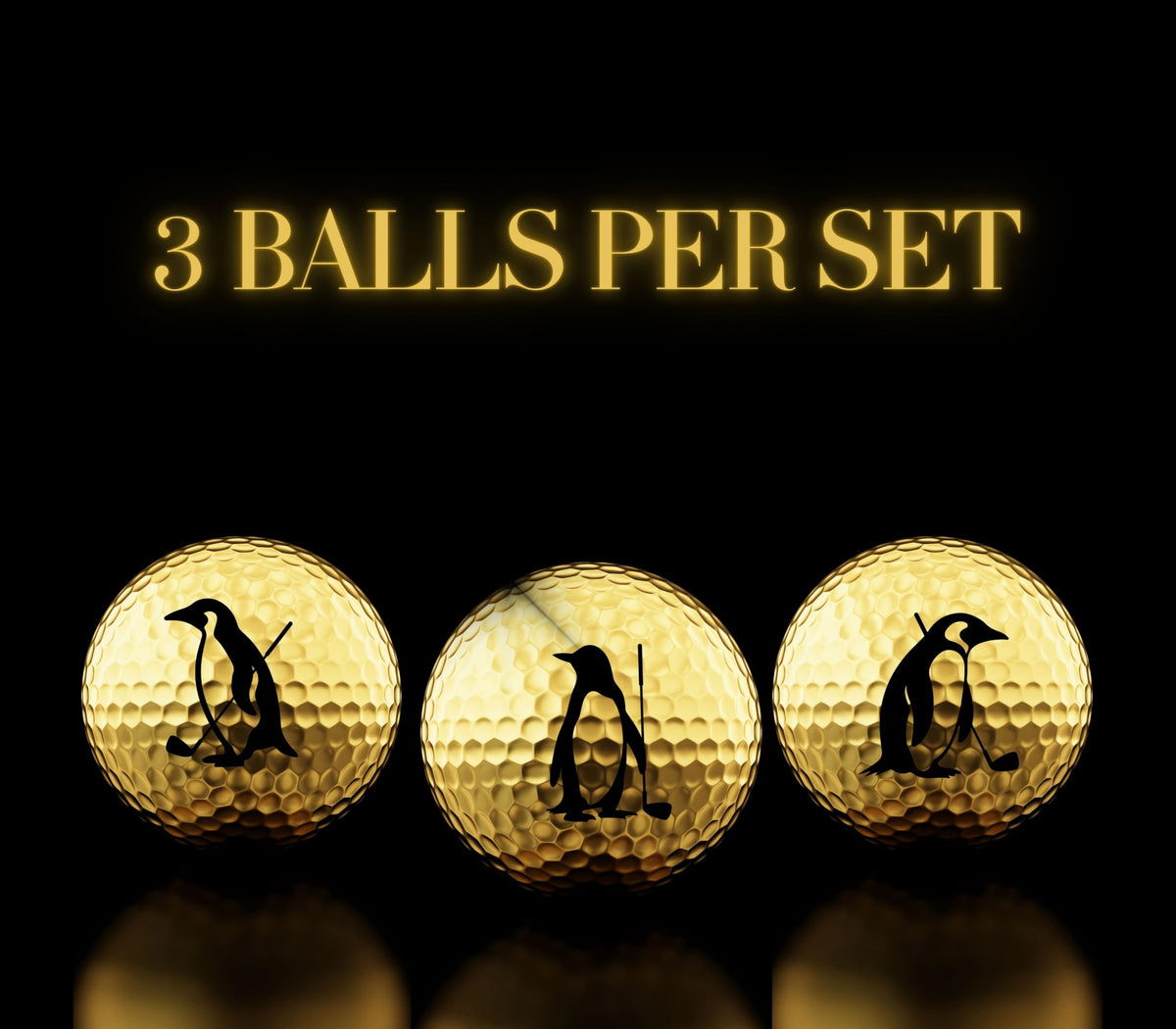 CybGene penguin golf balls high-speed core may boost ball speed.