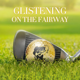 CybGene personalised fishing-design golf balls as a thoughtful gift for him
