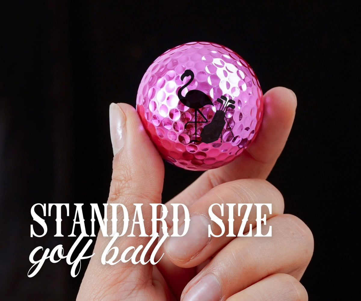 CybgGene flamingo design golf balls offer a personalised touch for gifting