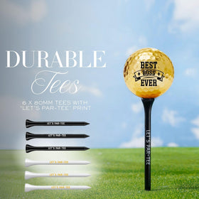 CybGene premium golf gift packaging showcasing a premium presentation.