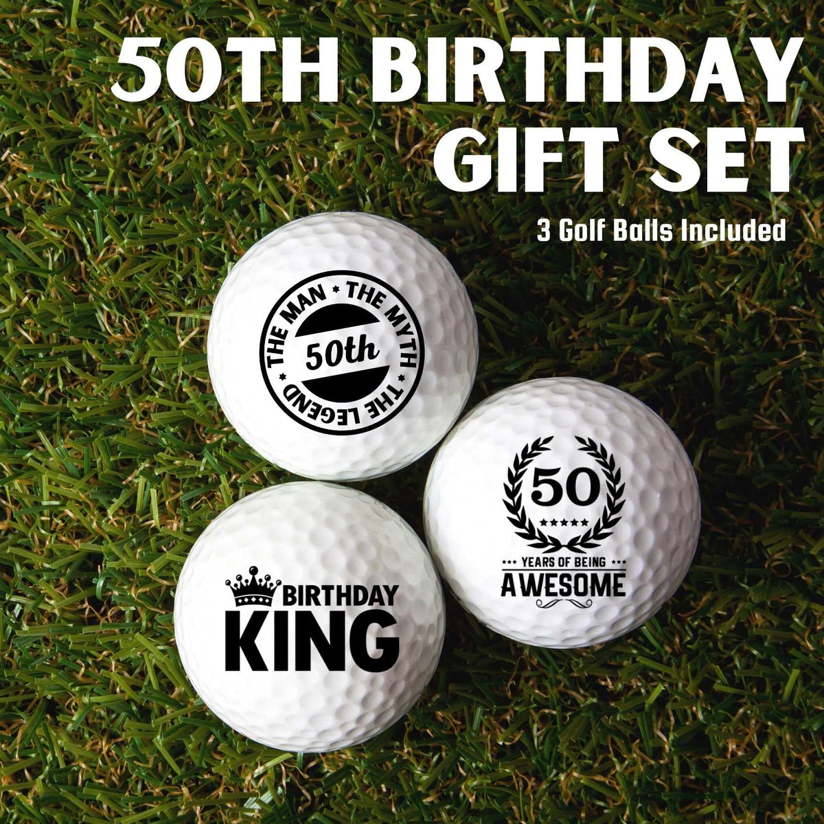 CybGene premium printed golf balls with durable logo that lasts