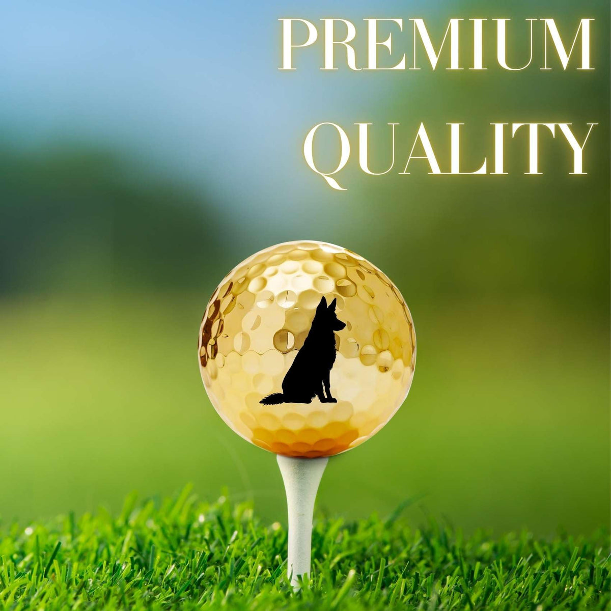 CybGene premium quality golf balls with durable logo prints that won’t fade