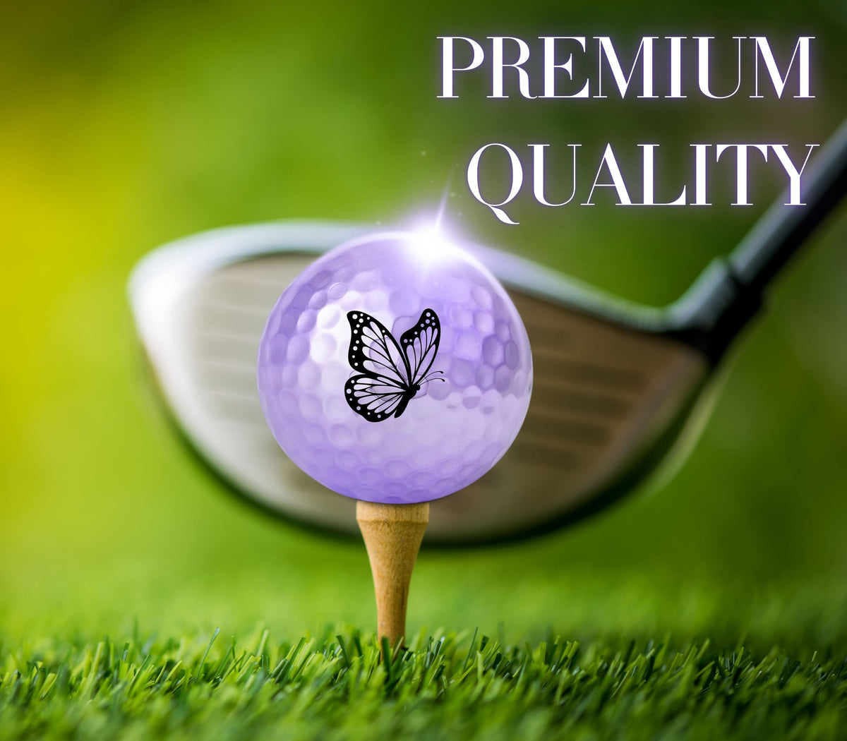 CybGene purple gifts appeal to women and men golfers