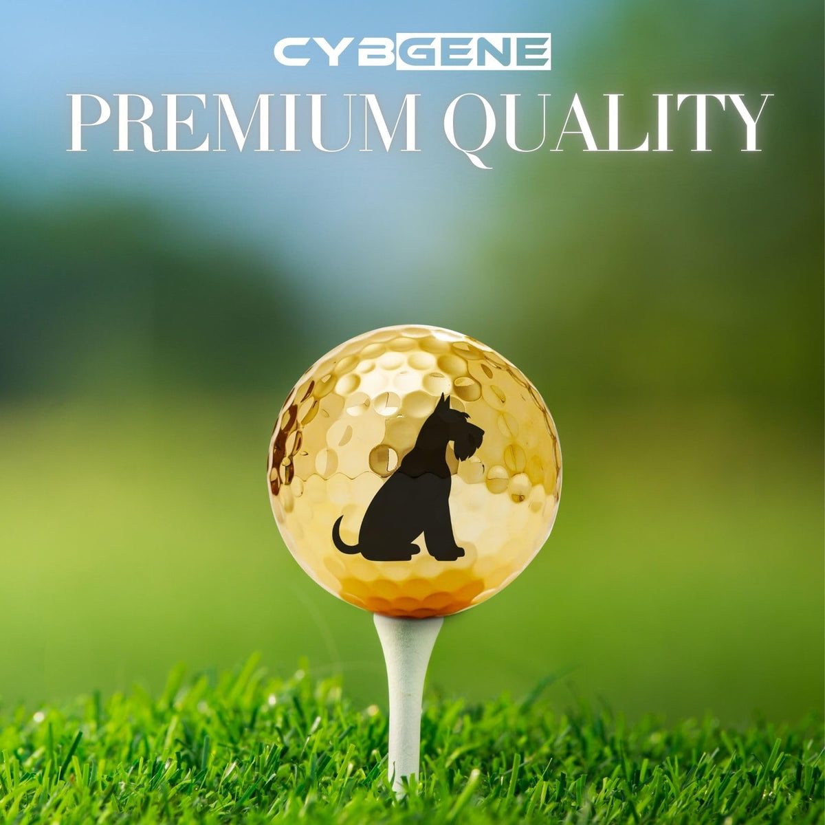 CybGene Schnauzer golf ball set design-e premium craftsmanship lasts longer.