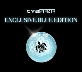 CybGene Sea Turtle golf balls blue side pattern highlights eye-catching design for gifting