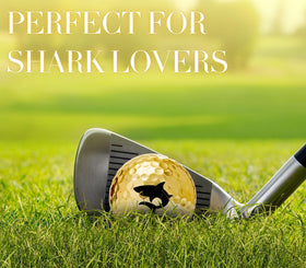 CybGene shark golf balls packaging ready-to-gift presentation