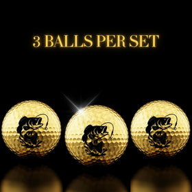 CybGene stand-out-on-course gold balls enhancing on-field presence