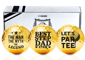 CybGene Stepdad golf balls set with exquisite design for premium on-course appeal