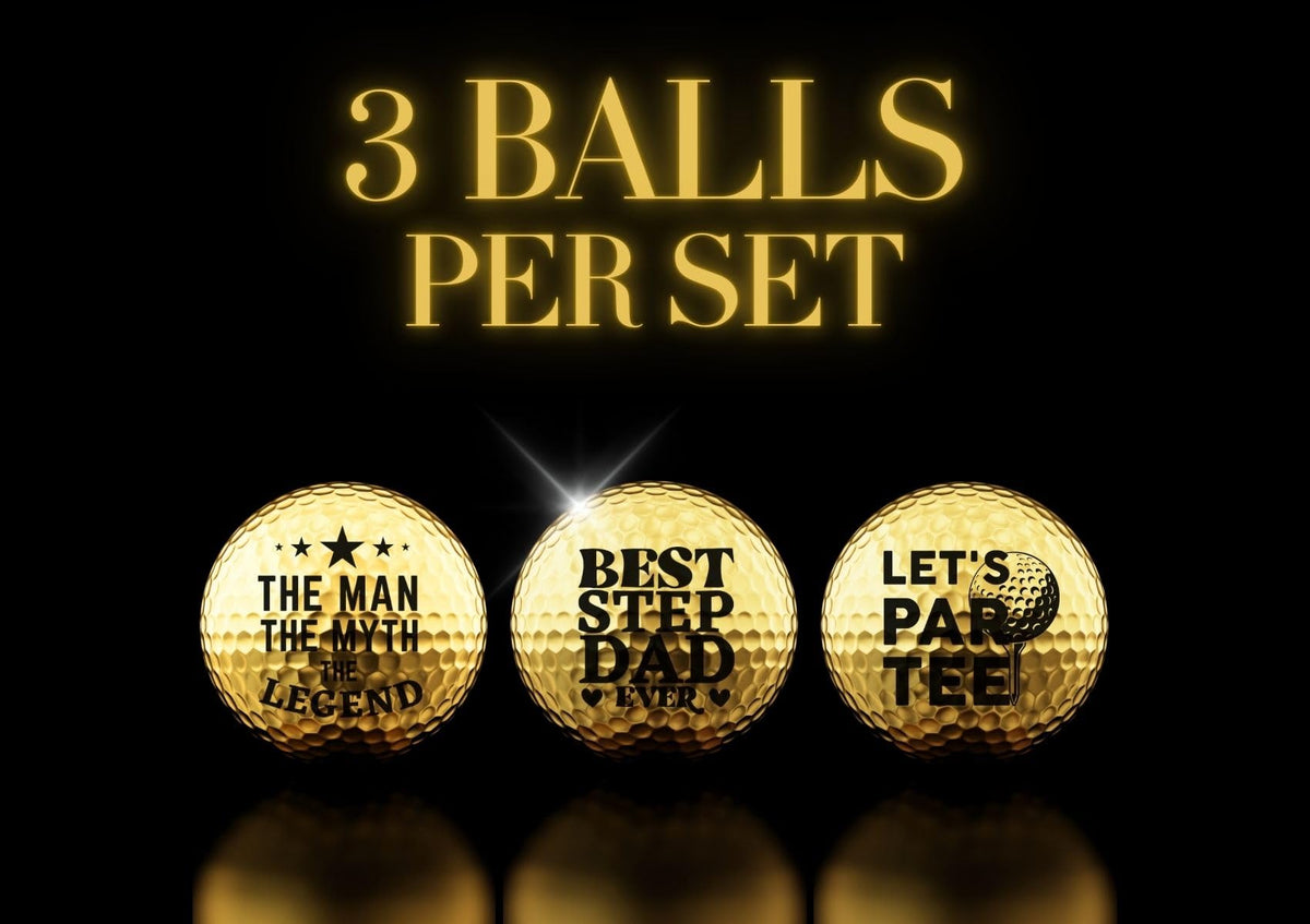 CybGene golf balls feature meaningful quotes for a personalized gifting touch