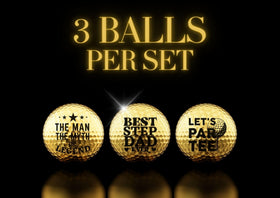 CybGene golf balls feature meaningful quotes for a personalized gifting touch