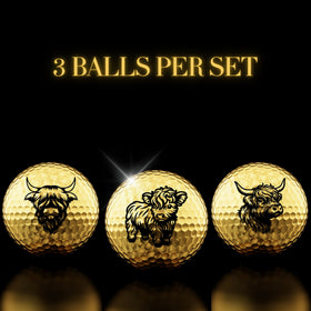 CybGene two-layer construction golf balls for reliable feel and play