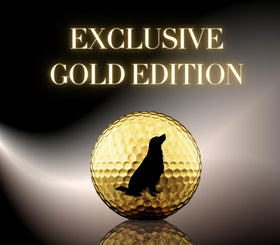 CybGene Wiener dog design golf balls add charm to practice rounds.