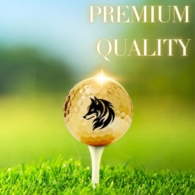 CybGene Wolf Gifts golf ball design 6 distinctive wolf pattern on golf ball