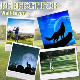 CybGene Wolf Gifts golf ball design 7 memorable wolf-themed golf ball gift