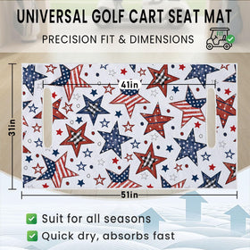 Cylanta seat cover demonstrating tool-free installation via armrest openings.