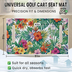 Cylanta seat cover with armrest holes installs tool-free for quick setup.