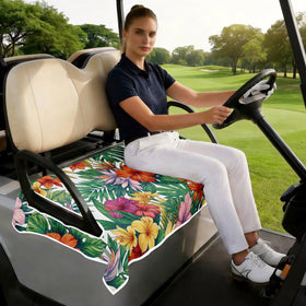 Cylanta tropical floral design adds a vibrant vacation feel to your cart.