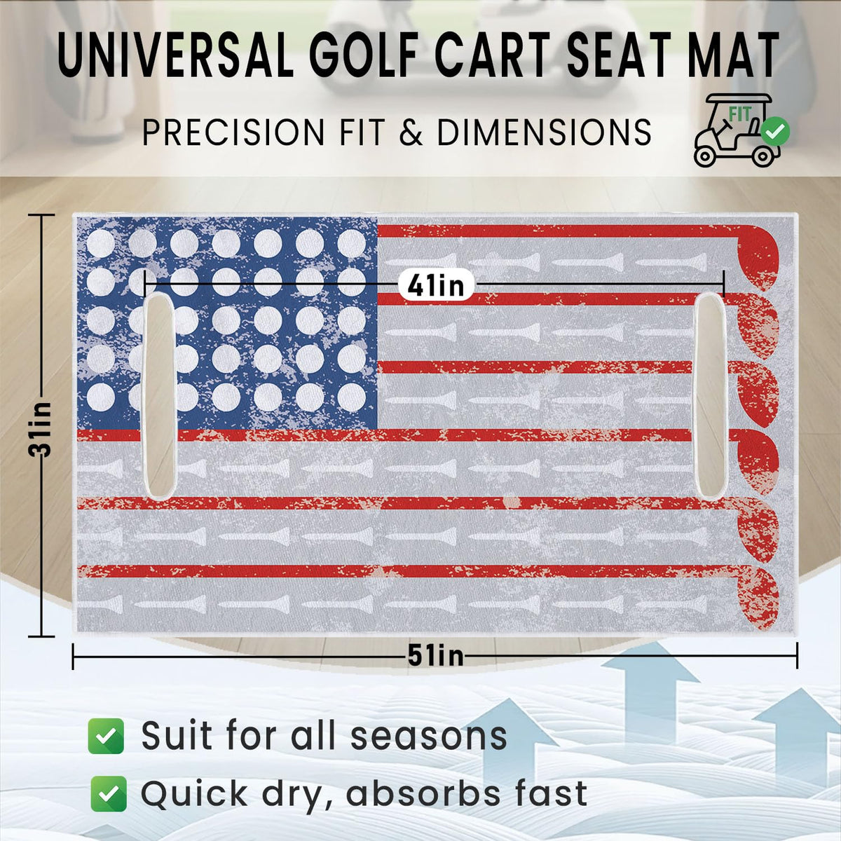 Cylanta non-slip microfiber seat cover stays securely in place for comfortable rides.