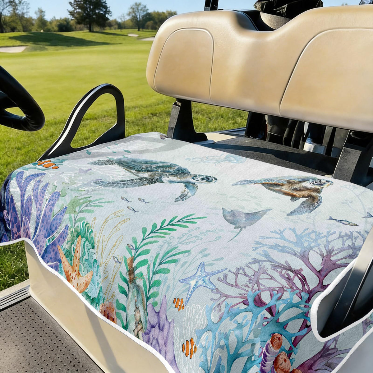 Cylanta Seaweed and Starfish pattern adds playful coastal charm and protection.