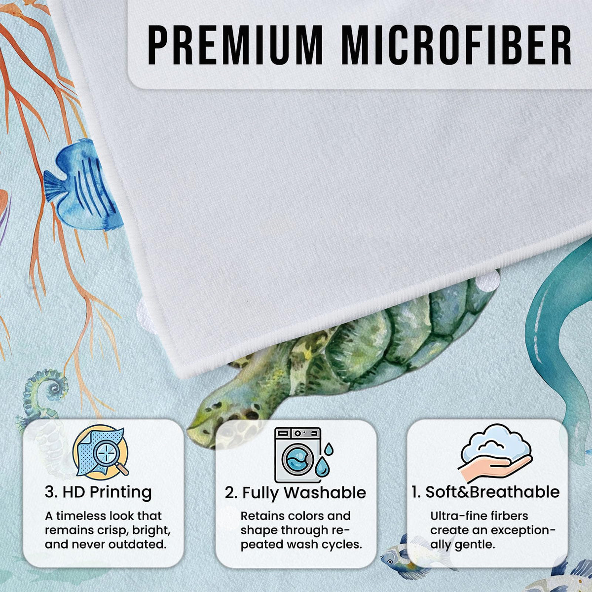 Cylanta soft microfiber seat cover feels velvety and breathable.