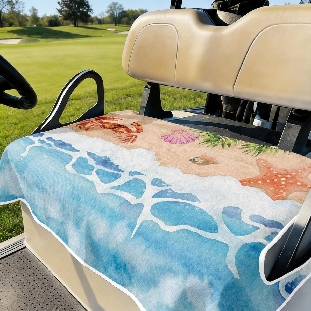 Cylanta gift-ready coastal golf cover evokes seaside vibes on the course