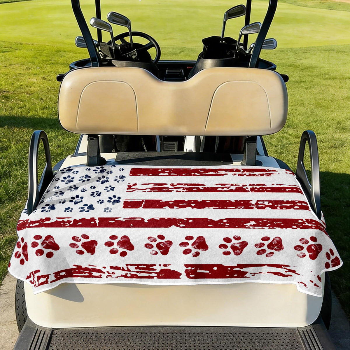 Cylanta universal fit for 2-seater carts with armrests.