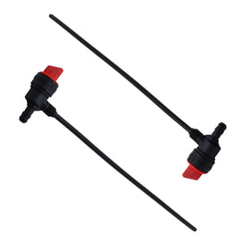Cylinman fuel pickup tube with shut-off valve for Club Car DS, precise fit.